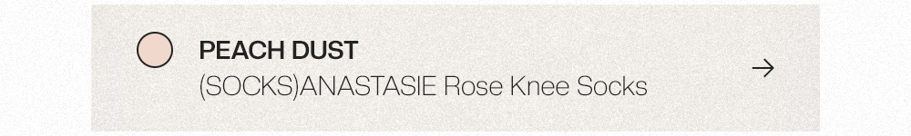 PEACH DUST - ANASTASIE Rose Knee Socks 상세보기