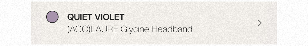 QUIET VIOLET - LAURE Glycine Headband 상세보기