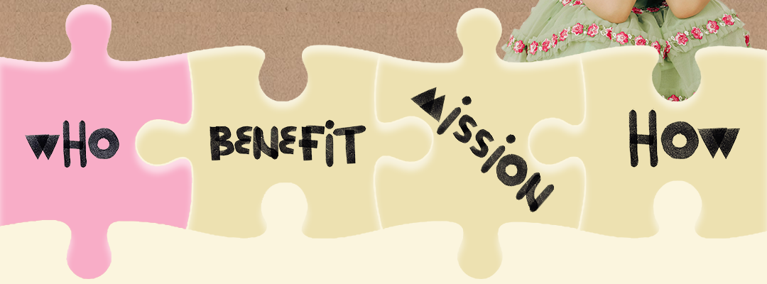 WHO / BENEFIT / MISSION / HOW 탭